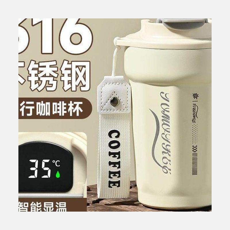 316不锈钢随行咖啡杯 智能显温 细节图1